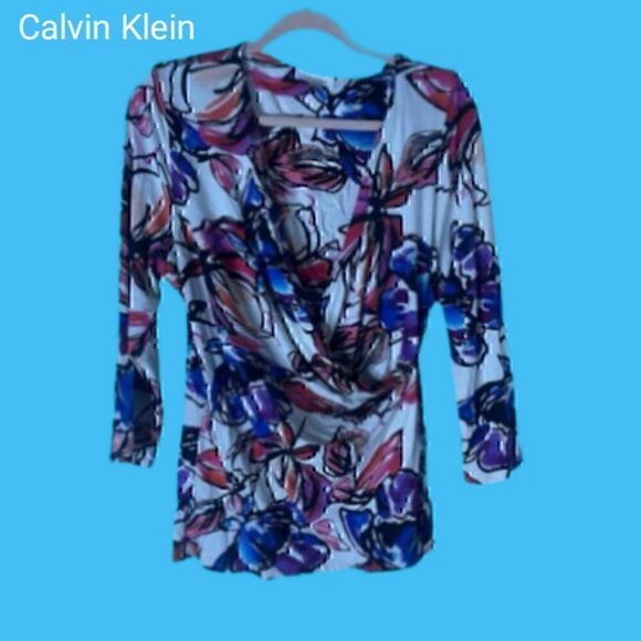 Calvin Klein Size Large Blouse shirt - Picture 1 of 15